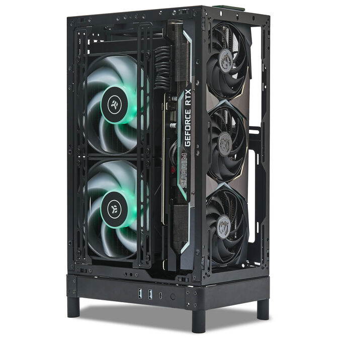 SSUPD Meshroom D PC Case, Mini Case, ATX - Black image number 4
