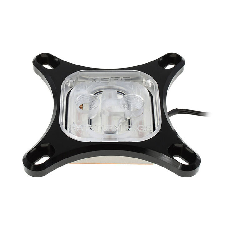 XSPC RayStorm EDGE CPU Waterblock Intel, ARGB - black image number 2
