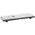 Ducky One 2 White Edition PBT Gaming Keyboard, MX-Blue, white LED - white image number null