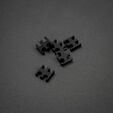 King Mod Service 4-Slot Cable Comb 3mm small - black - set of 5 image number null
