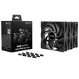 be quiet! Pure Wings 3 L&uuml;fter, PWM, High-Speed - schwarz, 120mm, 3er-Pack image number null