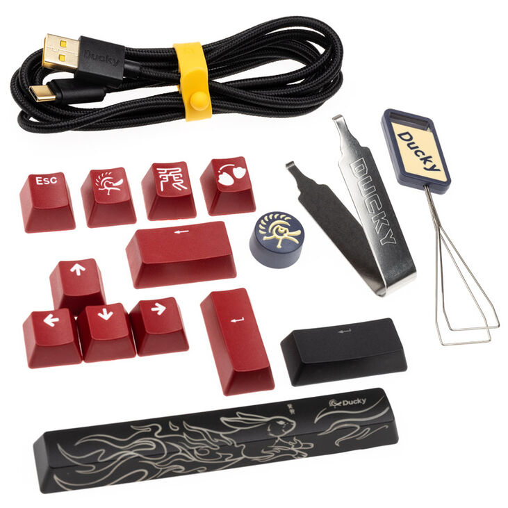 Ducky Mecha Pro SF Gaming Tastatur - Cherry MX-Brown (US) image number 8