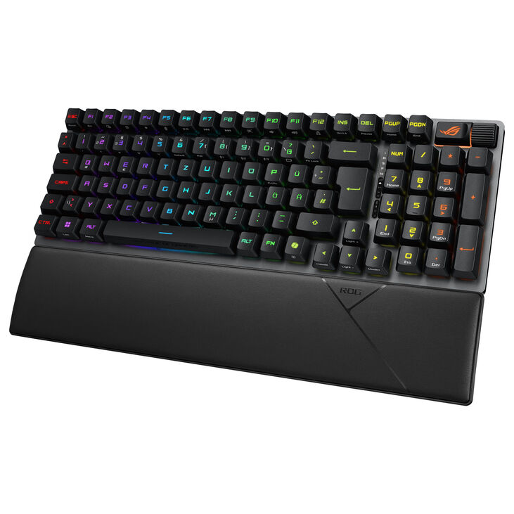 ASUS ROG Strix Scope II 96 RX Wireless Gaming Tastatur, 96%, RGB - schwarz, ROG RX RED image number 0