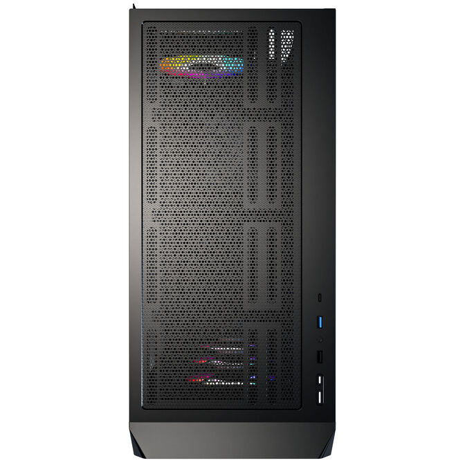 Montech X5 PC Case, Mid Tower, E-ATX, ARGB, Tempered Glass - Black image number 6