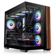 Thermaltake View 380 WS ARGB PC Case, Mid Tower, ATX, ARGB, Tempered Glass - Black image number null