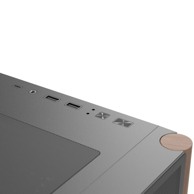 Aerocool D501A PC-Geh&auml;use, Midi-Tower, ATX, Tempered Glass - schwarz image number 3