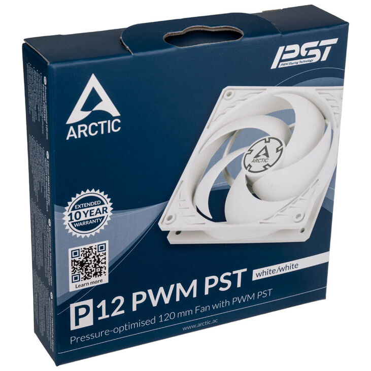 Arctic P12 PWM PST Fan, white - 120mm image number 4