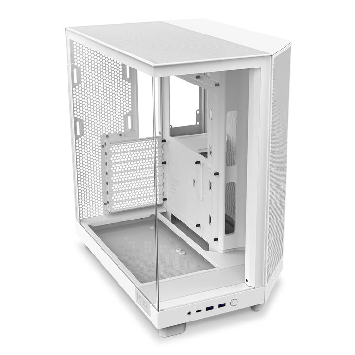 NZXT H6 Flow Midi-Tower - Weiß image number 4
