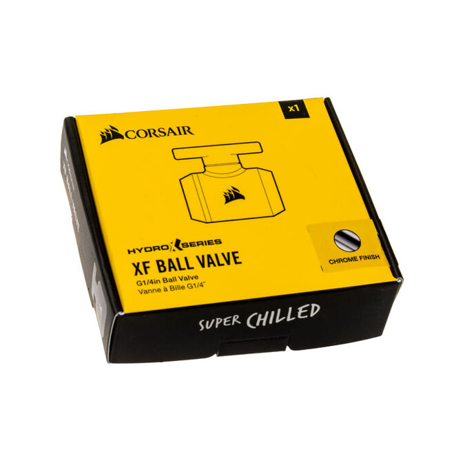 Corsair Hydro X Series XF Ball Valve - chrome image number 3