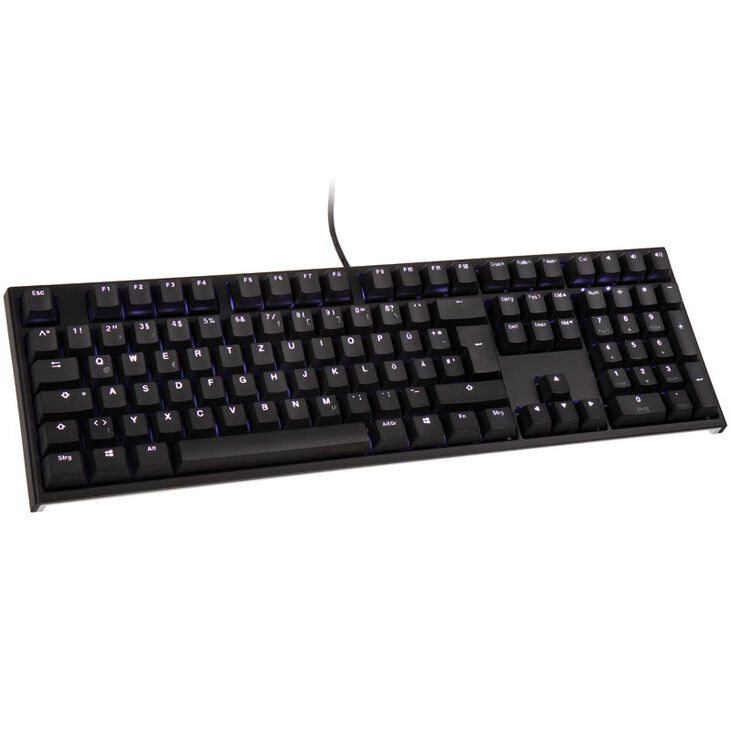 Ducky One 2 Backlit PBT Gaming Tastatur, MX-Blue, weiße LED - schwarz image number 0
