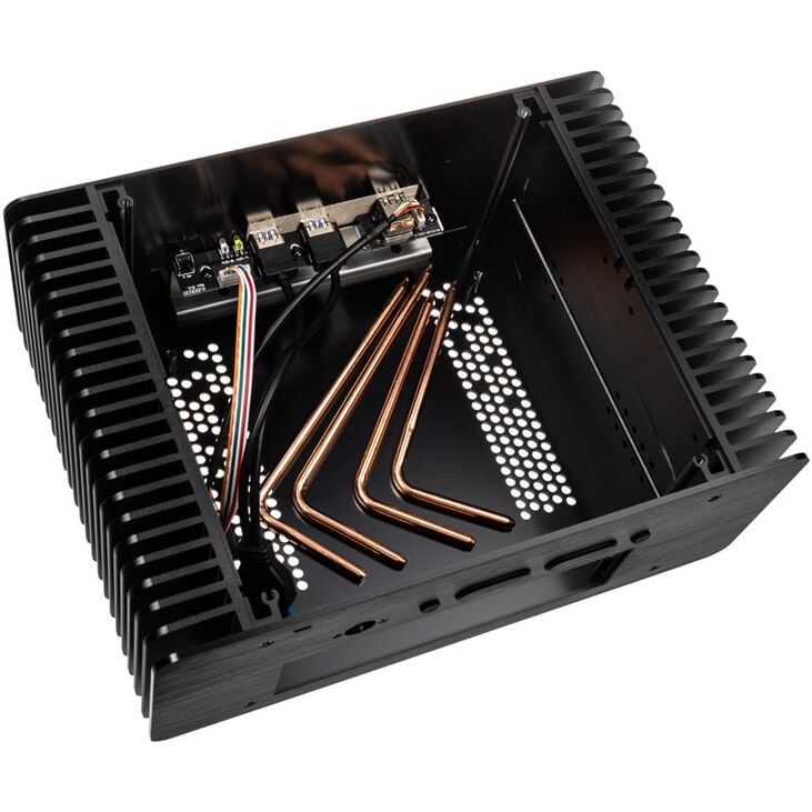 Akasa Maxwell Pro Mini-ITX Gehäuse OEM - schwarz image number 6