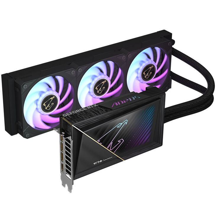 GIGABYTE Aorus GeForce RTX 5080 Xtreme Waterforce 16G, 16384 MB GDDR7 image number 1