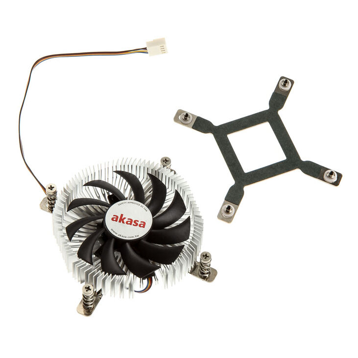 Akasa AK-CC7129BP01 Low Profile CPU-Kühler - 74mm image number 3