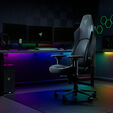 Razer Iskur V2 NewGen Gaming Chair, ergonomic design, HyperFlex lumbar support, 4D armrests - black/green image number null