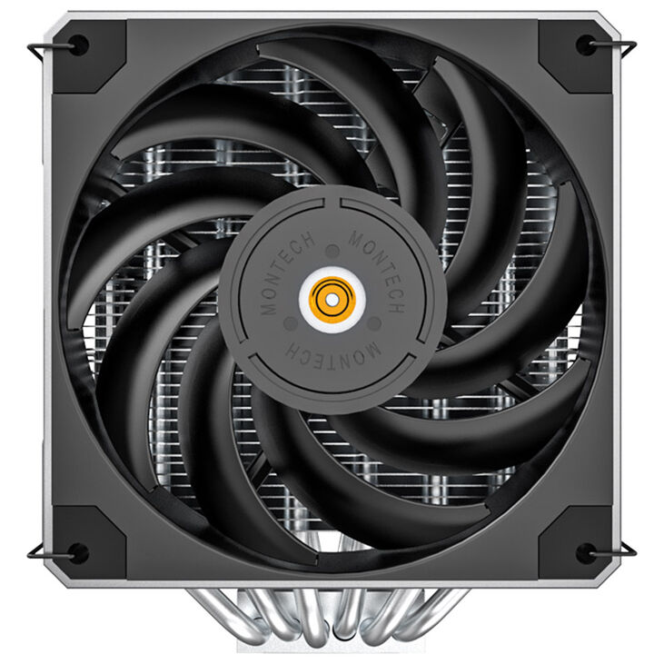 Montech Metal DT24 Base CPU-Kühler, 2x120mm image number 1