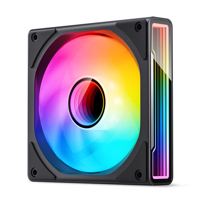 Jonsbo ZK-120B RGB PWM Fan, 120mm, 3-Pack - black image number 7