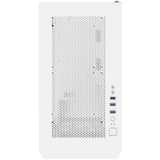 Montech AIR 100 LITE PC Case, Mid Tower, Micro-ATX, Tempered Glass - white image number 3