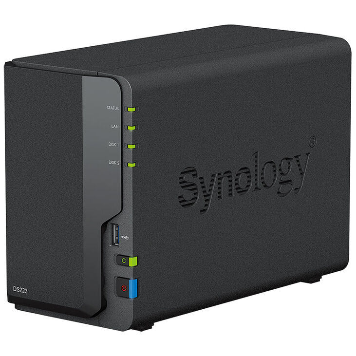 Synology DiskStation DS223 NAS Server, 2GB RAM, 1x Gb LAN - 2-Bay image number 1
