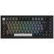 AKKO 5075B Plus S Black&Silver Gaming Tastatur - V3 Pro Cream Yellow