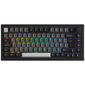 AKKO 5075B Plus S Black&Silver Gaming Tastatur - V3 Pro Cream Yellow