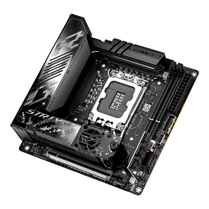 ASUS ROG Strix Z890-I Gaming WiFi Mainboard, Sockel LGA 1851, Intel Z890, Mini-ITX, DDR5 image number 6