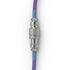 Glorious GMMK Coiled Cable Nebula, Spiral Keyboard Cable, USB-C/USB-A - Purple/Silver image number null