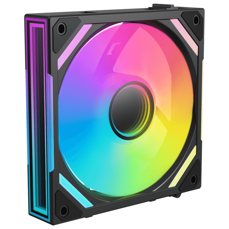 atmosphere Alpenföhn WingBoost 4 PWM-Lüfter, Reverse, RGB - 120mm, schwarz