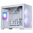 Phanteks XT M3 PC-Geh&auml;use, Mini-Geh&auml;use, mATX, RGB, Tempered Glass - inklusive 3x 120-mm-L&uuml;fter, wei&szlig; image number null