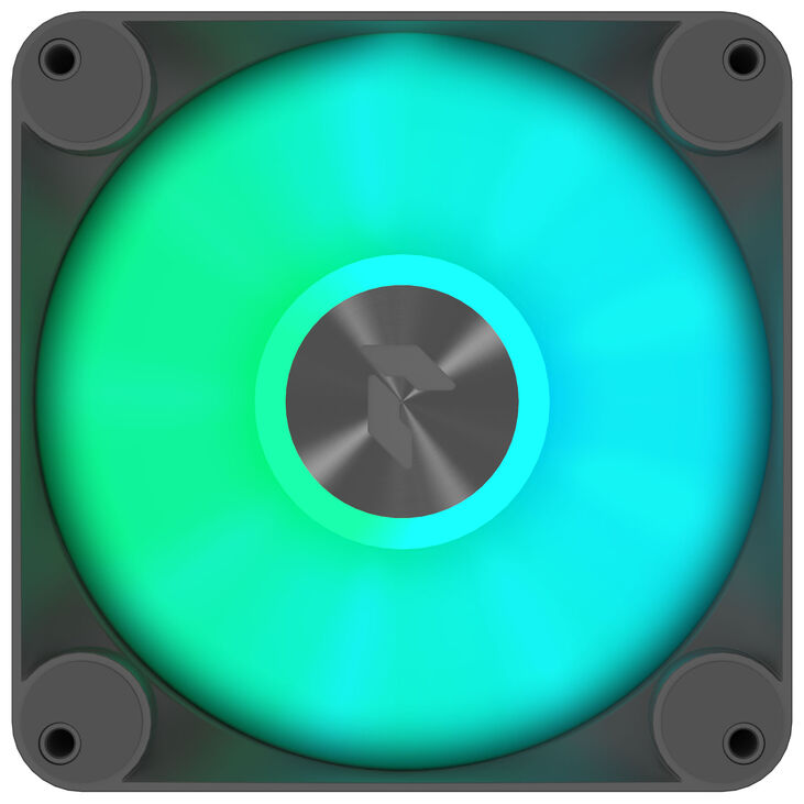 APNX FP1-Q PWM-Lüfter, RGB - schwarz, 120mm image number 2