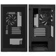 NZXT H3 Flow PC Case, Mid Tower, mATX, Tempered Glass - Black image number null