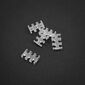 King Mod Service 6-Slot Kabelkamm 4mm groß - klar - 5er Set