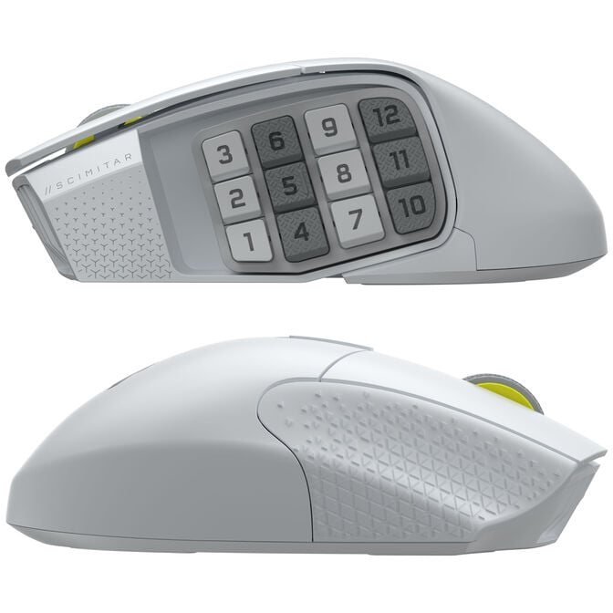 Corsair Scimitar Elite Wireless SE Gaming Mouse - white image number 5