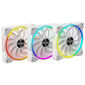 Alpenföhn 120mm Wing Boost 3 ARGB High Speed PWM Fan, Triple - White