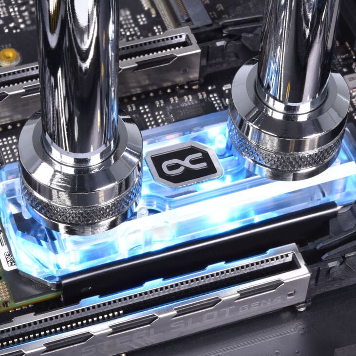 Alphacool HDX Apex M.2 2280 SSD Cooler, ARGB - Acrylic image number 3