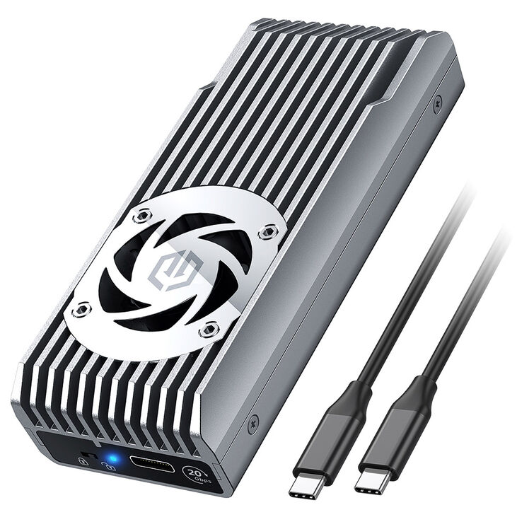 Graugear G-M206-20G-F Ext. M.2 NVMe SSD Enclosure Gen2x2 20Gbit/s image number 0