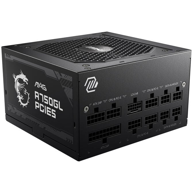 MSI MAG A750GL PCIe5 Netzteil, 80 PLUS Gold, vollmodular, ATX 3.0, PCIe 5.0 - 750 Watt image number 4