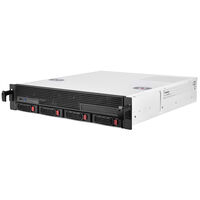 SilverStone RM21-304 Rackmount Server Geh&auml;use, 2U, Micro-ATX - schwarz