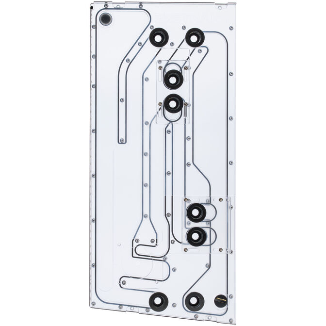 Phanteks Glacier EZ-Fit DIS-NV5 Distro Plate, integrated EZ-Fittings - black image number 5
