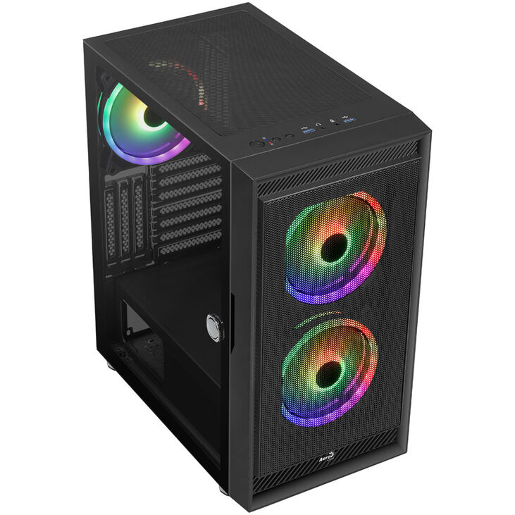 Aerocool Graphite v3 Mid Tower - Black image number 1