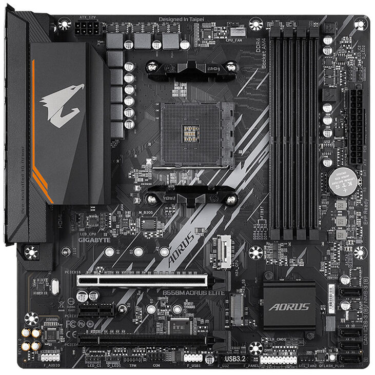 GIGABYTE B550M AORUS Elite, Sockel AM4, AMD B550M, Micro-ATX - DDR4 image number 2