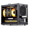 Jonsbo C6 MAX PC-Geh&auml;use, Mini-Geh&auml;use, Micro-ATX, Tempered Glass - schwarz image number null