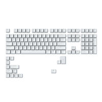 Glorious GMMK ABS Doubleshot V2 UK Expansion Set - White