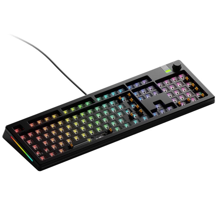 Glorious GMMK 3 Pro 100 % Custom Gaming-Tastatur - Barebone, ISO-Layout, schwarz image number 0