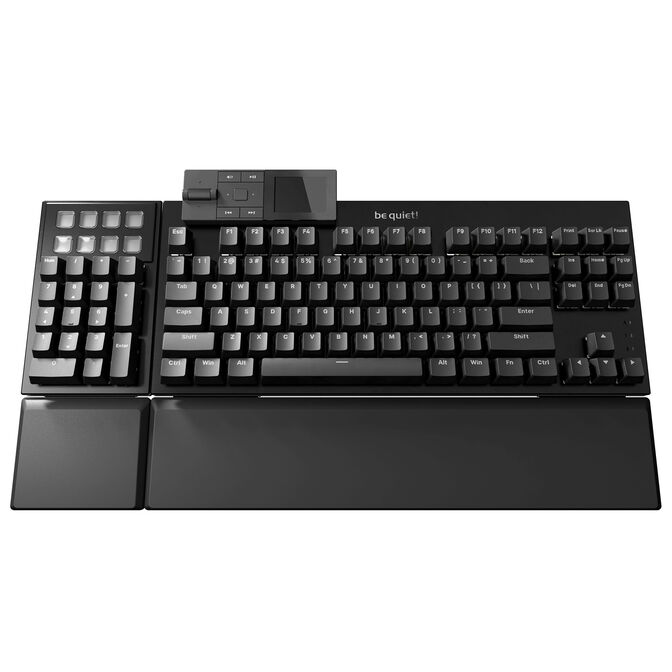 be quiet! Dark Mount Silent Gaming Keyboard, RGB - be quiet! Silent Linear Switches, black image number 2