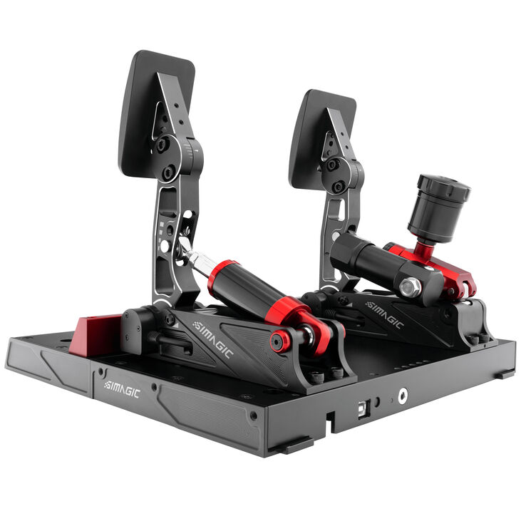 Simagic P1000-FRS 2-Pedal Set - black image number 3