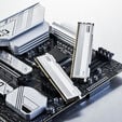 KLEVV FIT V DDR5-6000 RAM, CL28, XMP 3.0 & EXPO - 32 GB Dual-Kit, wei&szlig; image number null