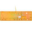 Ducky One 3 Yellow Gaming Tastatur, RGB LED - MX-Clear (US) image number null