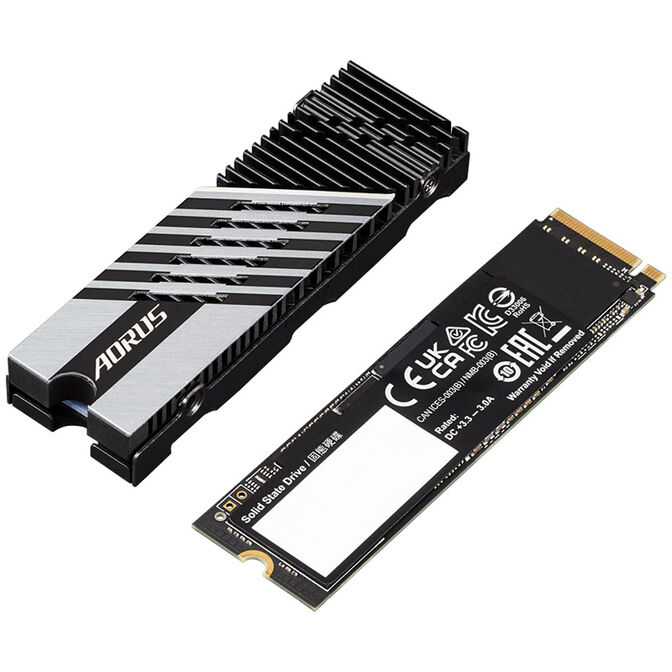 GIGABYTE AORUS Gen4 7300 NVMe SSD, PCIe 4.0 M.2 Typ 2280 - 2 TB image number 1