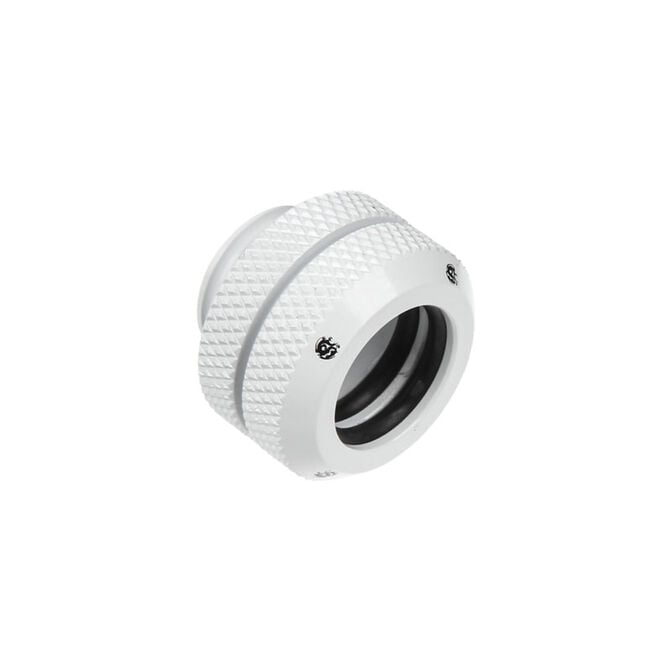 Bitspower Multi-Link Adapter Connection straight G1/4 inch female thread to 12mm OD hard tube - white image number 0