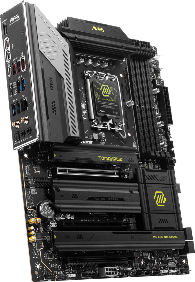 MSI MAG Z890 Tomahawk WiFi motherboard, socket LGA 1851, Intel Z890, ATX, DDR5 image number 1